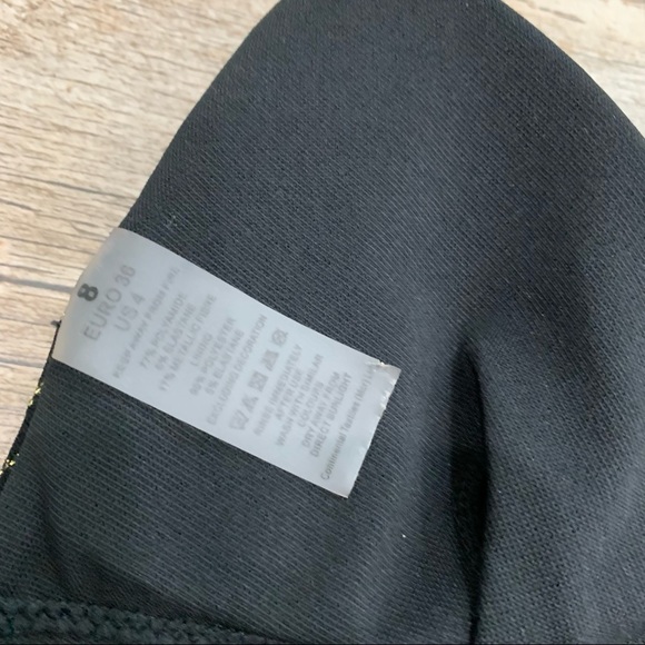 South Beach Black / Gold Bikini 2 Piece Swimsuit cheeky - Picture 4 of 6